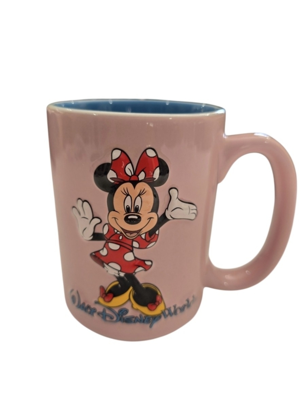 Disney Parks Pink 3D Minnie Mouse Mug Cup Thailand
